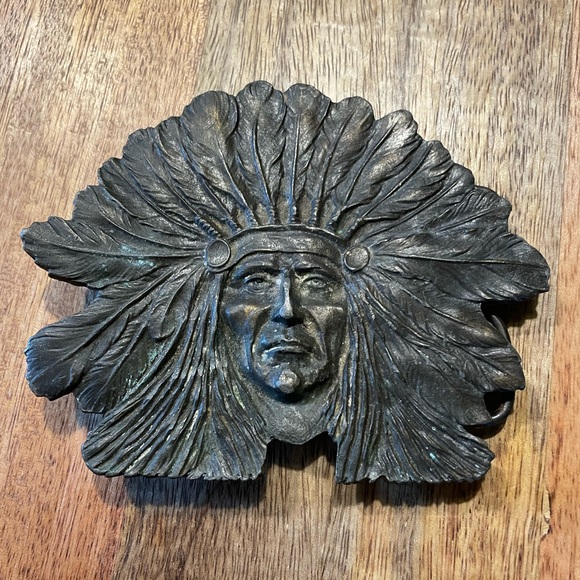 indian head belt buckle
